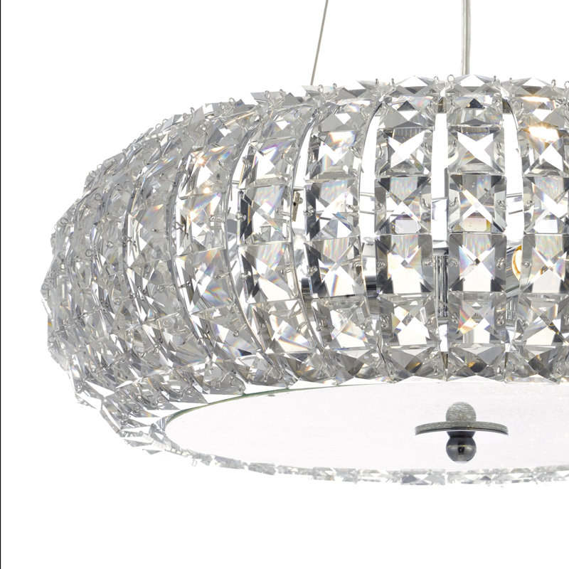 Levron 6 Light Crystal Chandelier Levron 6 Light Crystal Chandelier